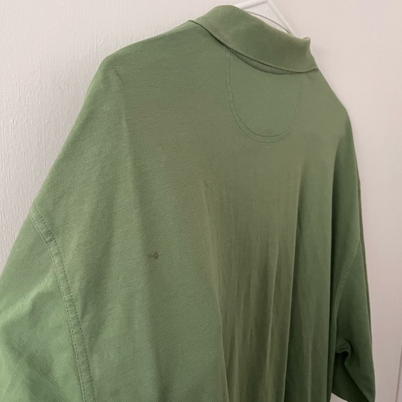 Greg Norman Men’s Play Dry Performance Mesh Polo Green Short Sleeve XXL - Picture 6 of 12